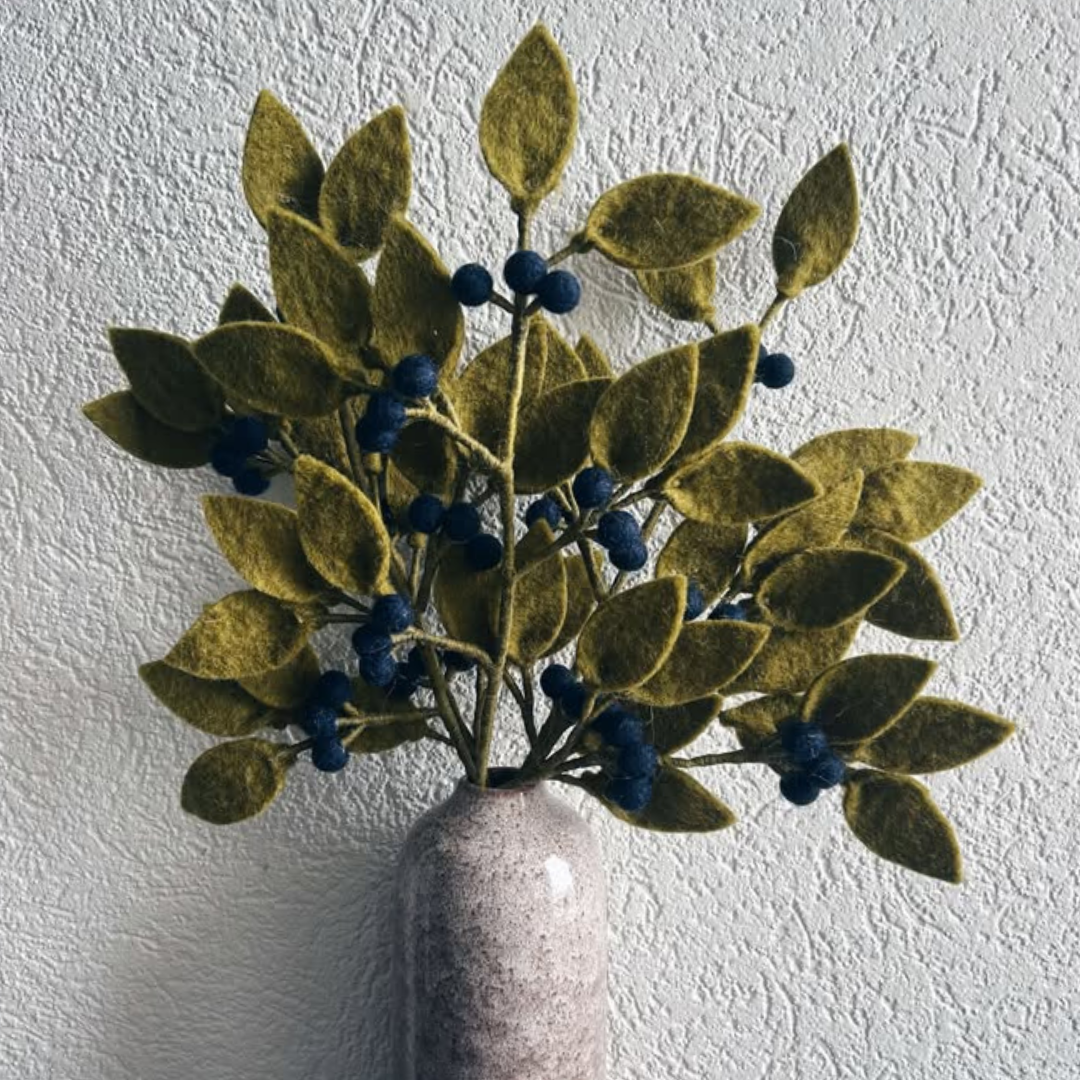 Lot de 3 branches de myrtilles - New Heidi