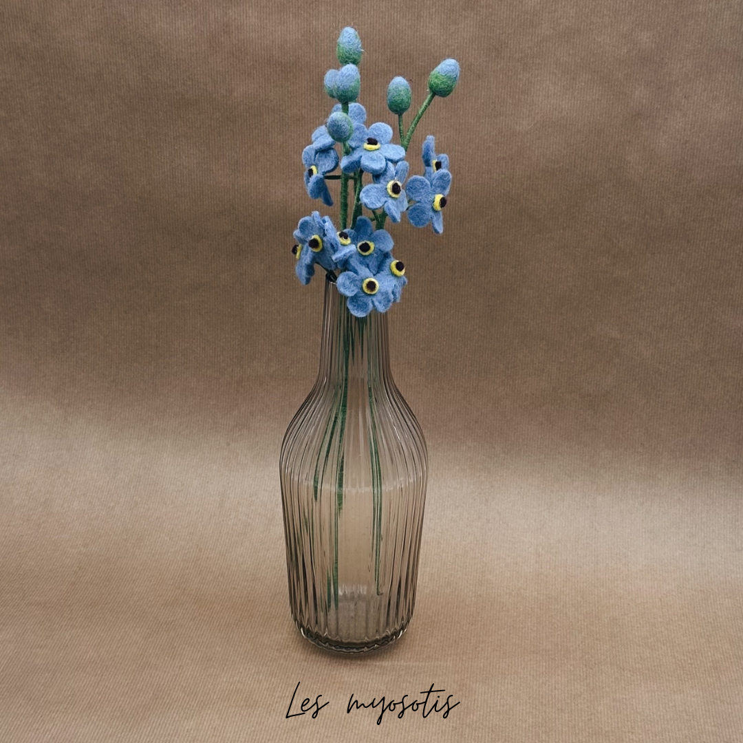 Lot de 3 branches de Myosotis - New Heidi