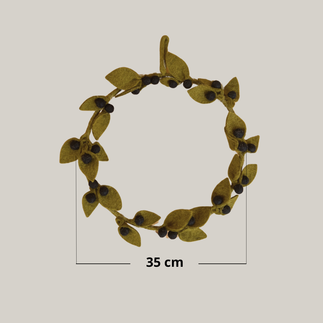 Couronnes de myrtilleen feutrine - New Heidi