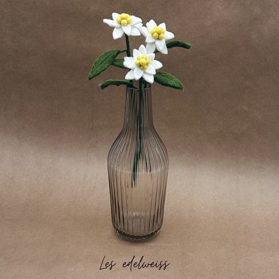 Lot de 3 branches d'Edelweiss - New Heidi