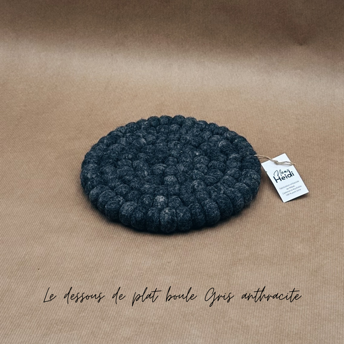 Dessous de plat boules en feutrine - New Heidi