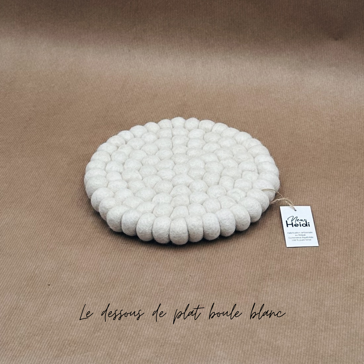 Dessous de plat boules en feutrine - New Heidi