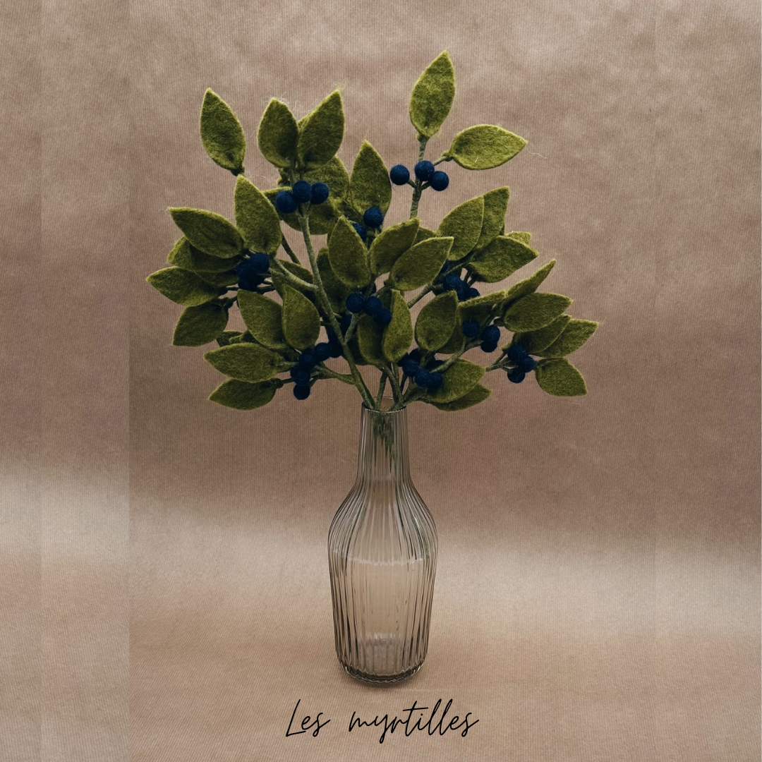 Lot de 3 branches de myrtilles - New Heidi
