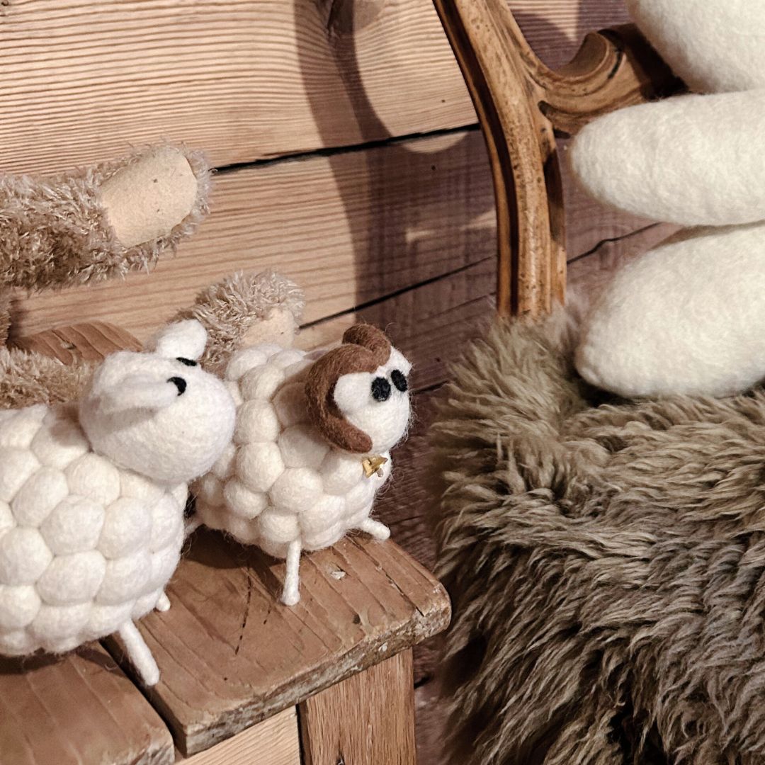 Décoration figurine Mouton boule - New Heidi