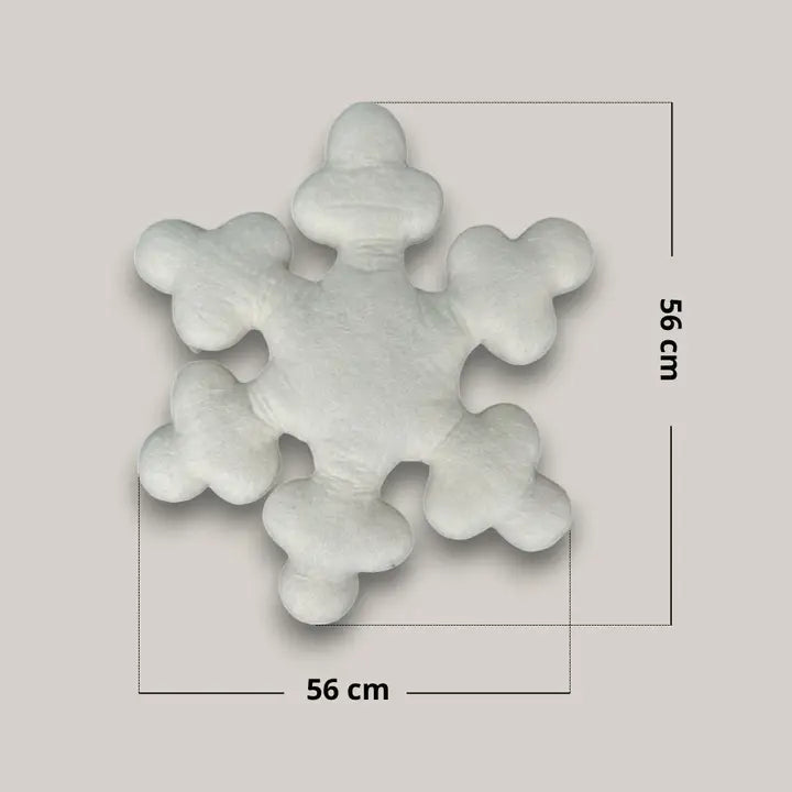 Coussin Flocon de Neige en Feutrine