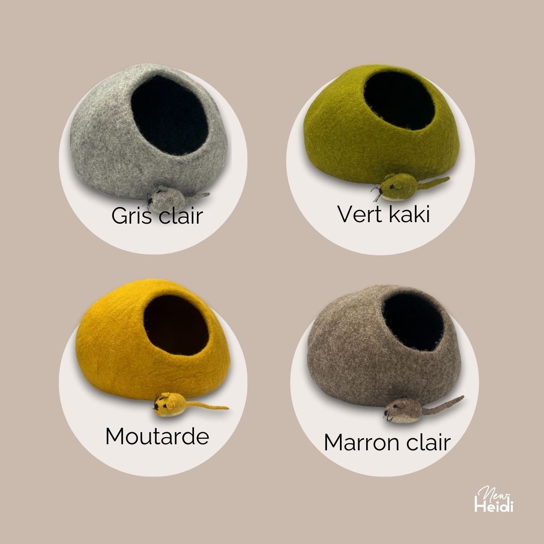 Chat-Hutte avec sa souris - New Heidi