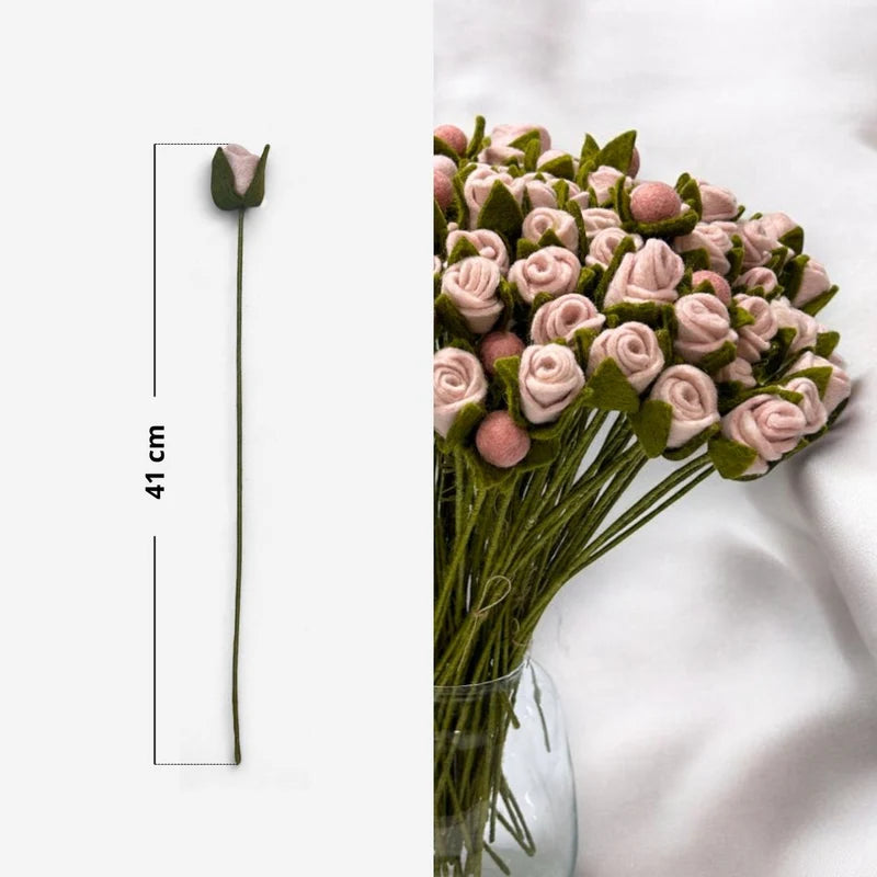 erplain_file_id:174154 - Roses Roses en Feutrine – Décoration Florale New Heidi