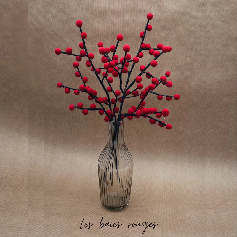 erplain_file_id:174020 - Branches de Baies Rouges en Feutrine – New Heidi