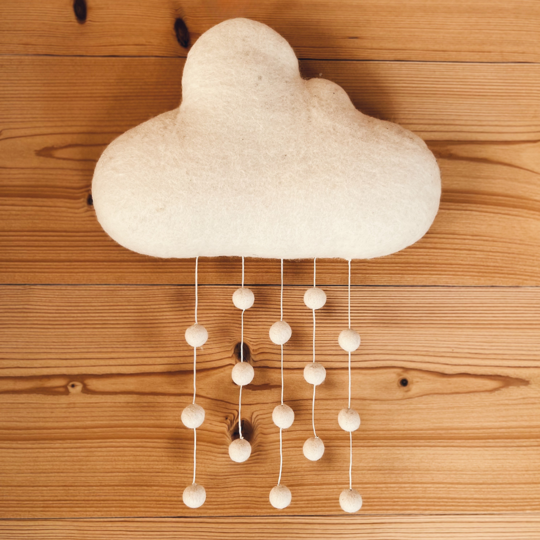 Coussin nuage à suspendre en feutrine - New Heidi