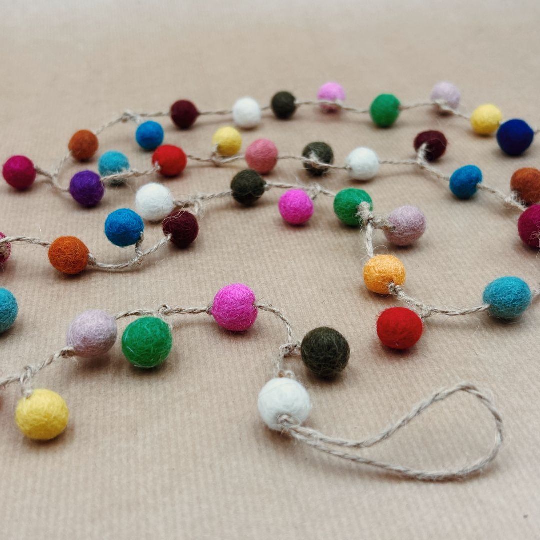 La guirlande boules multicolore New heidi
