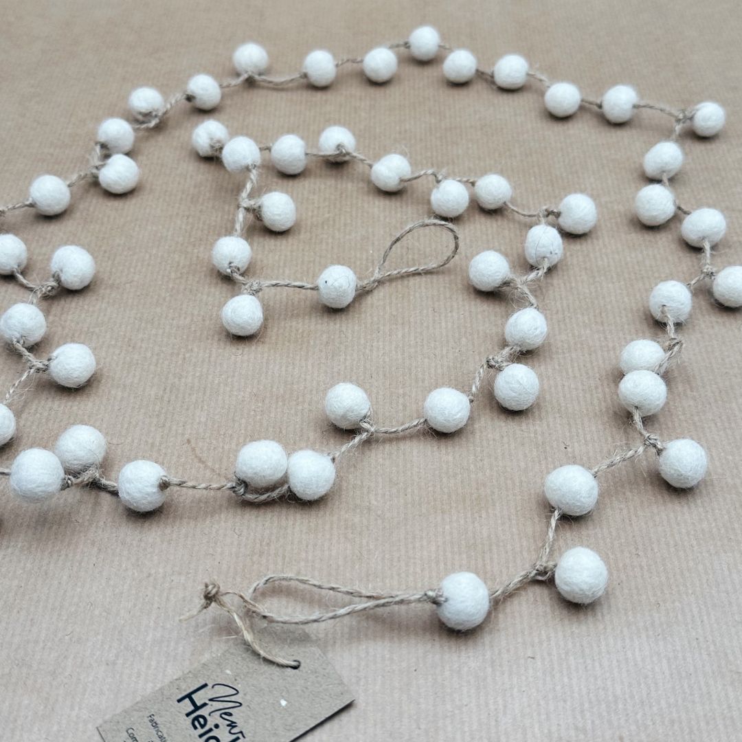La guirlande petites boules blanches New Heidi