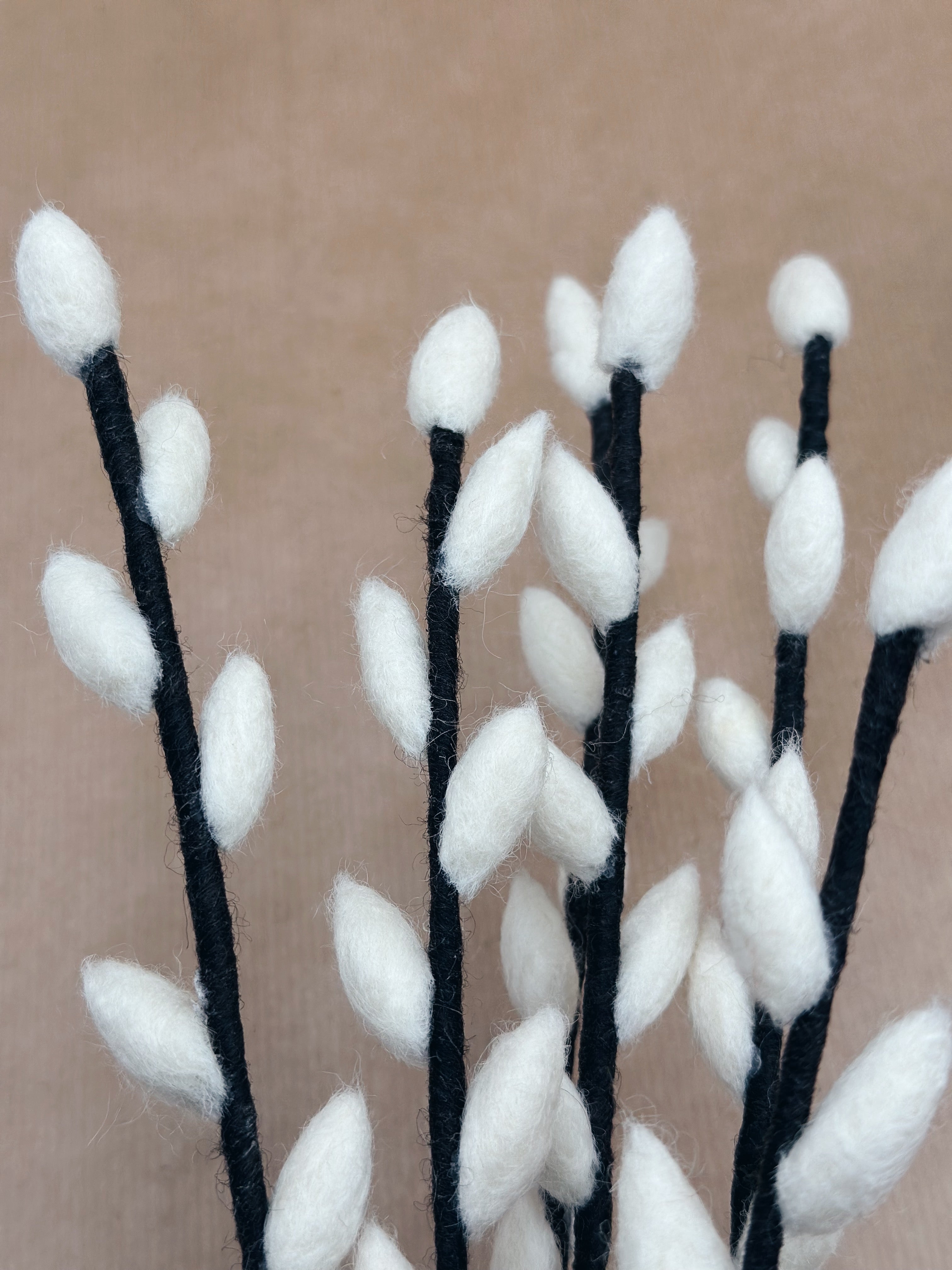 Lot de 3 branches de chatons de saule - New Heidi