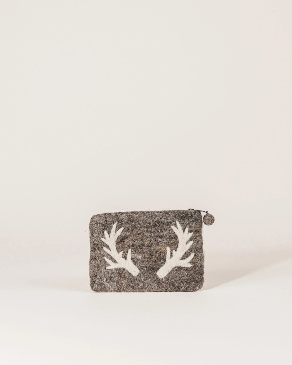Pochette de rangement en feutrine a motif cerf mini.