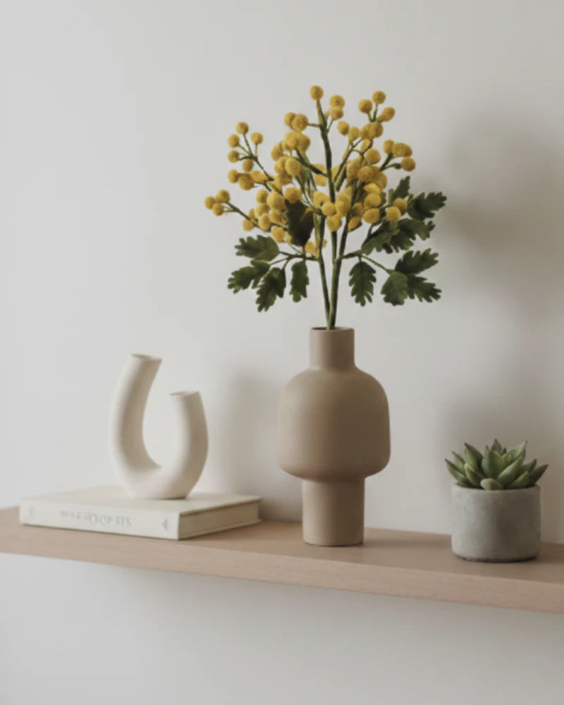 erplain_file_id:174288 - Branches de Mimosa en Feutrine – Décoration Artisanale New Heidi