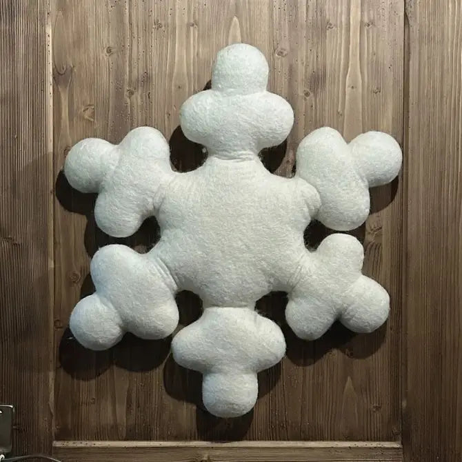 Coussin Flocon de Neige en Feutrine