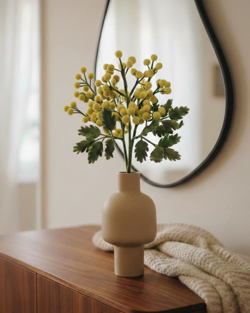 erplain_file_id:174284 - Branches de Mimosa en Feutrine – Décoration Artisanale New Heidi