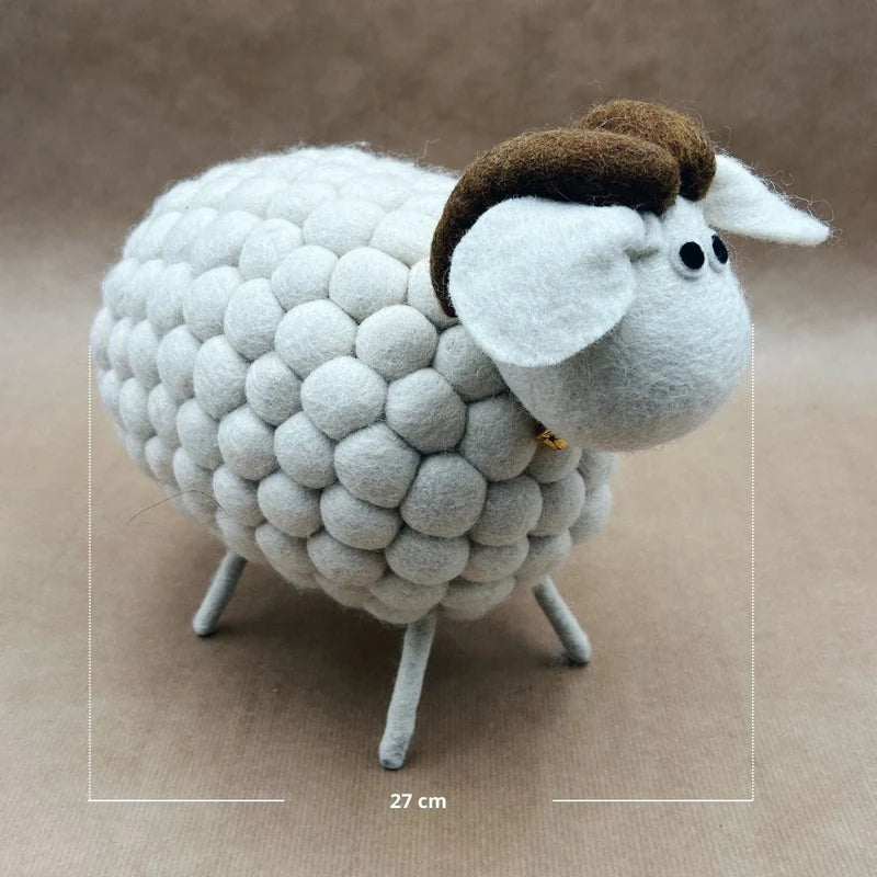 Guide des dimensions pour le bélier boule géant New Heidi affichant une longueur de 20cm.