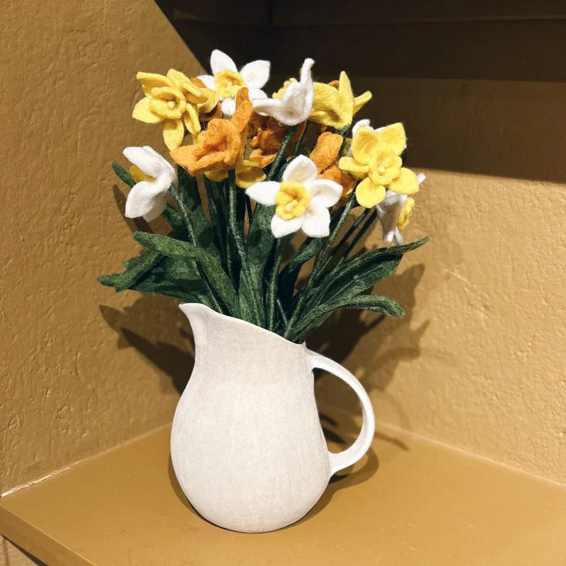 erplain_file_id:174803 - Jonquilles Jaunes en Feutrine – Création Artisanale New Heidi
